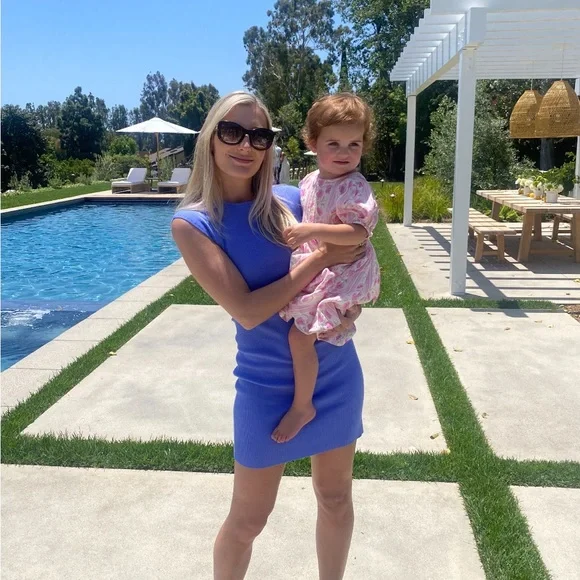 Dresses | Aritzia Blue Dress | Poshmark